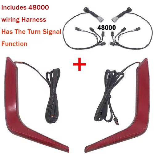 New led rear saddlebag - saddlebag, accents