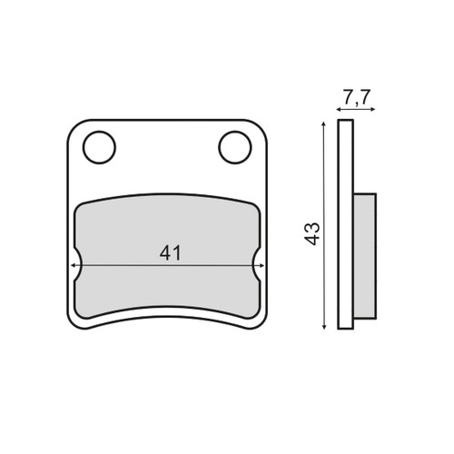 Hand parking brake pads - pads, honda