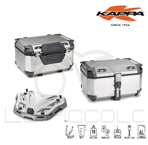 Kappa aluminum suitcase - kappa,