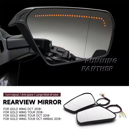 Side mirror extender convex - convex, w/