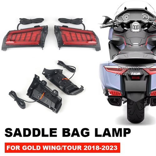 Motorcycle rear saddlebag - rear,