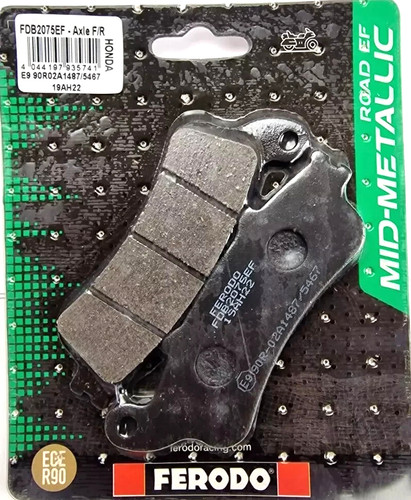 Front brake pads - front,